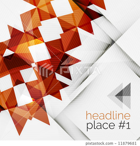 Business futuristic triangle composition 11879681