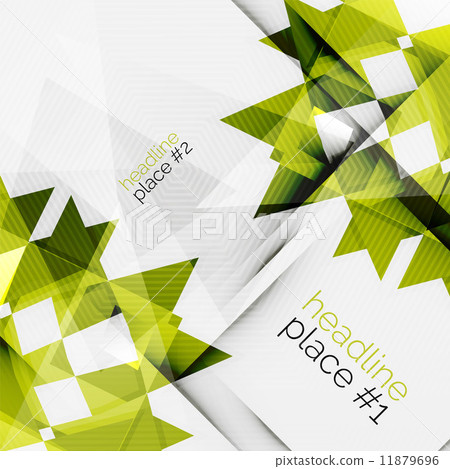 Business futuristic triangle composition 11879696