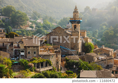 Panoramic view of Valdemossa in Majorka 11880472