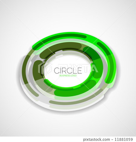 Futuristic rings, company logo, 3d design Futuristic rings, company logo, 3d design 11881059
