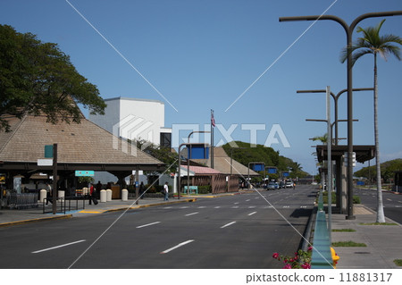 夏威夷島科納機場前面的街道 11881317