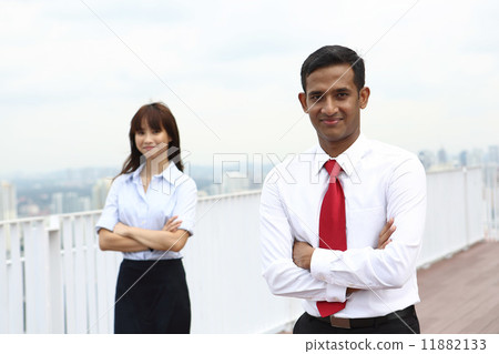 Two Asian businessmen 11882133