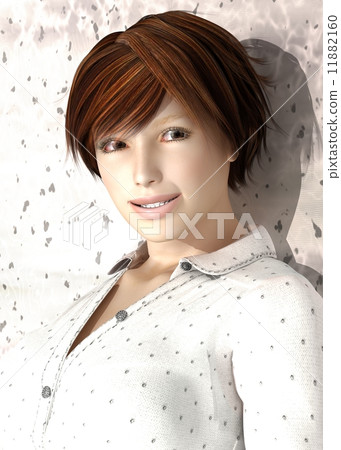 美容美髮形象短髮漂亮的女士 11882160