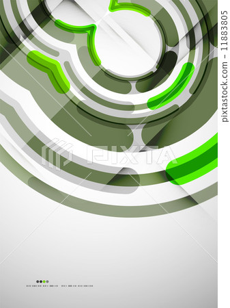 Futuristic rings background 11883805