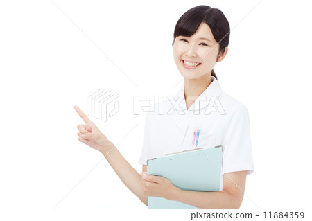 Pointing nurse Pointing nurse 11884359