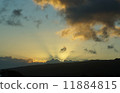 黃昏 溫暖 日落 11884815