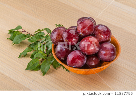 Fresh plums 11887796