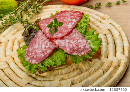 Salami sausages 11887860