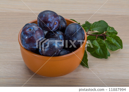 Fresh plums 11887994