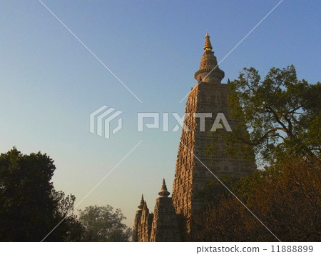 The morning glow tower (Bodhgaya) 11888899