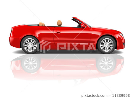 Red Sedan Convertible Red Sedan Convertible 11889998