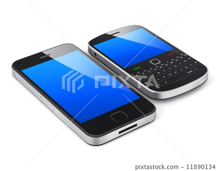 Black Mobile Phone Black Mobile Phone 11890134