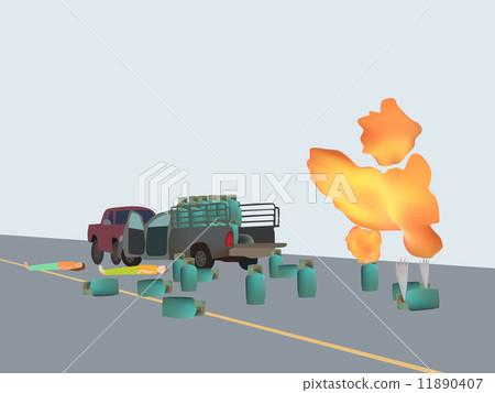 Burning Gas Burning Gas 11890407