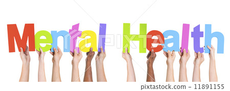 Diverse Hands Holding The Words Mental Health Diverse Hands Holding The Words Mental Health 11891155