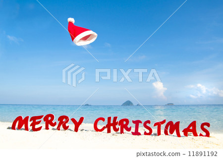 Merry Christmas Beach Theme 11891192
