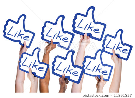 Human Hands Holding Thumbs Up Symbol Human Hands Holding Thumbs Up Symbol 11891537