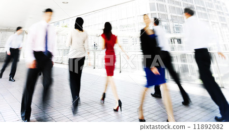 Business People in Motion 11892082