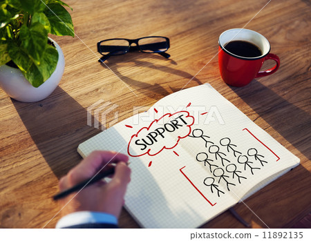 Man Writing and Planning Support Concepts 11892135