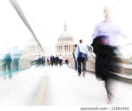 People Rushing in London People Rushing in London 11892400