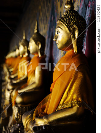 Buddhas of Wat Arun, Bangkok, Thailand 11892425