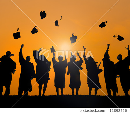 Group Of Diverse International Students Celebrating Graduation 11892536