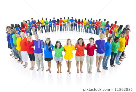 Multi racial world people united 11892885