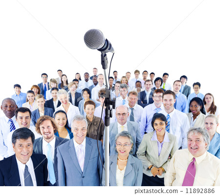 Mullti-ethnic group of business person 11892886