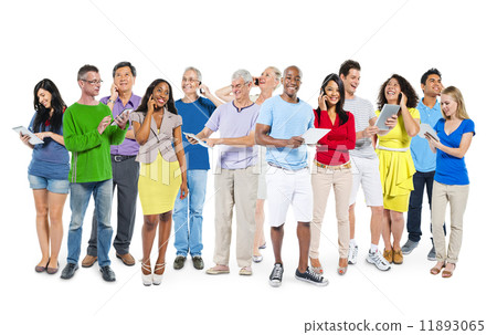 Group of Multiethnic Diverse People Using Digital Devices Group of Multiethnic Diverse People Using Digital Devices 11893065
