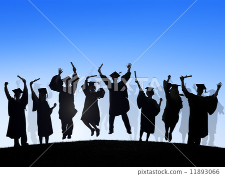 Group Of Diverse International Students Celebrating Graduation Group Of Diverse International Students Celebrating Graduation 11893066