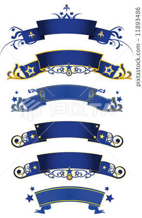 blue banners 11893486