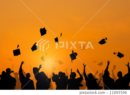 Group Of Diverse International Students Celebrating Graduation Group Of Diverse International Students Celebrating Graduation 11893506