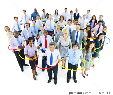 Large Group of Business People Large Group of Business People 11894011