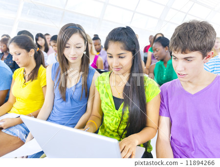 Large Group of Student in The Conference Room 11894266