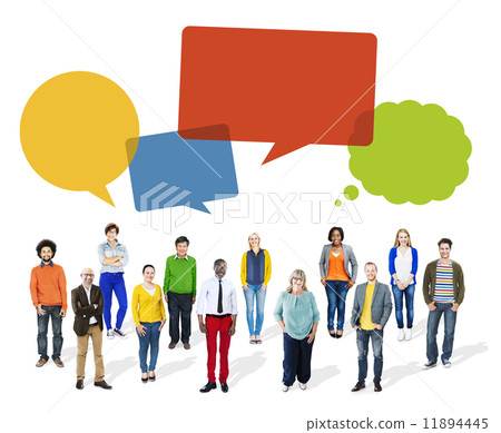Group of Multiethnic Diverse Cheerful People Group of Multiethnic Diverse Cheerful People 11894445