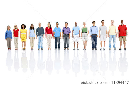 Large Group of People Large Group of People 11894447