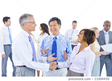 Group of Business People Meeting Group of Business People Meeting 11894450