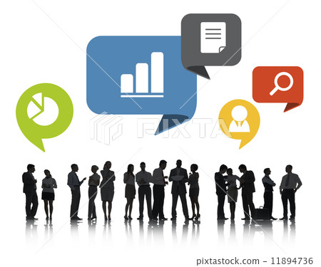 Group of Business People Discussing Business Issues Group of Business People Discussing Business Issues 11894736