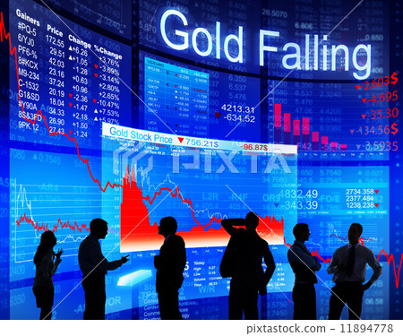 Gold Falling 11894778
