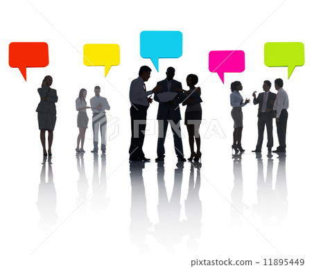 Group of Business People Meeting 11895449