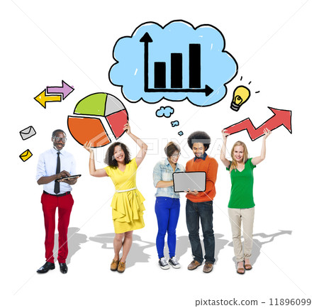 Group of People with Growth Diagrams 11896099