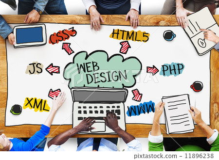 Group of Diverse People Discussing About Web Design 11896238