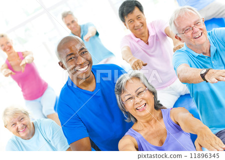 Group of Healthy People in the Fitness 11896345