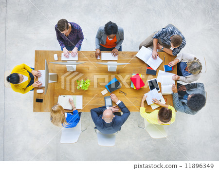 Group of Diverse Various Occupations People Meeting 11896349