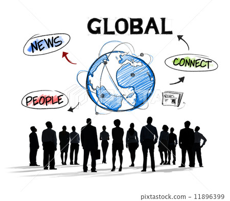 Group of Diverse Busiiness People Global Communication 11896399