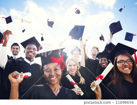 Diverse International Students Celebrating Graduation Diverse International Students Celebrating Graduation 11896656