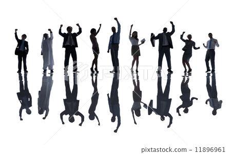 Group of Business People Celebrating 11896961