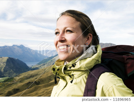 Portrait of a Hiker, Queenstown, New Zealand Portrait of a Hiker, Queenstown, New Zealand 11896965