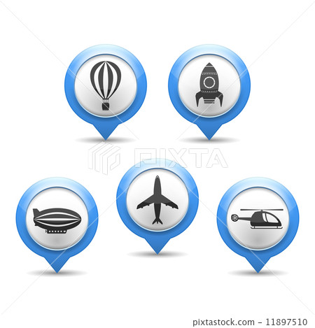 Air Transport Icons 11897510