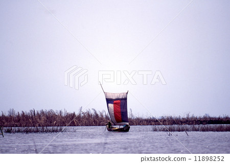 Gambier water village transportation means sailing boat 11898252