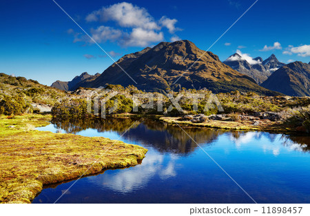 Lake at the Key Summit, New Zealand 11898457